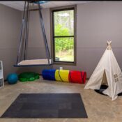 Sensory room items at Camp Kamassa