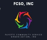 Fayette Community Service Organization, Inc. logo featuring six multicolored figures in a circle with their arms linked.