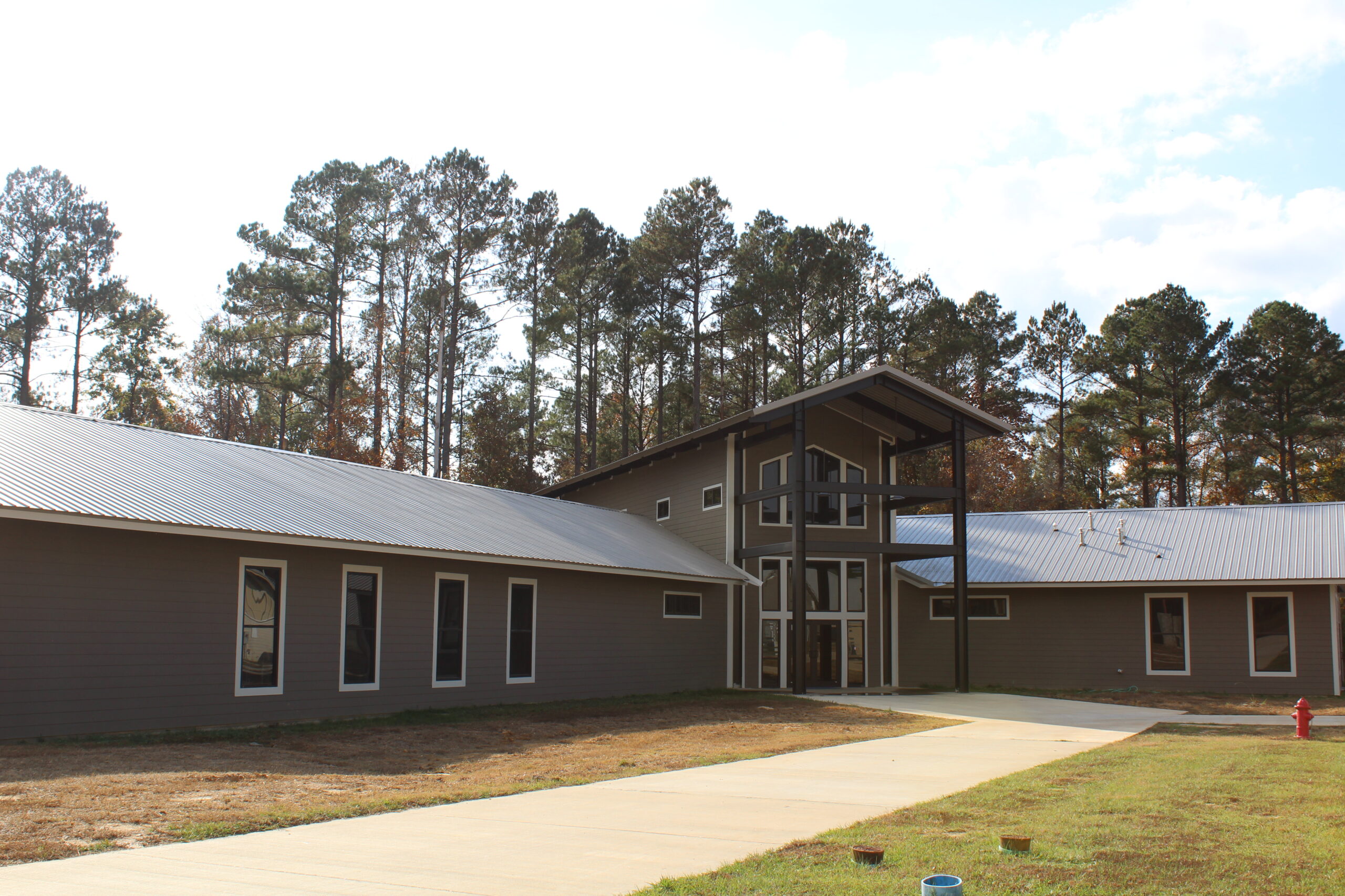 Exterior of Camp Kamassa Multi-purpose Activity Building